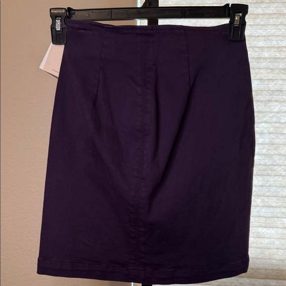 MOTHER Side Splitter Mini Skirt Size 24 - Picture 2 of 4